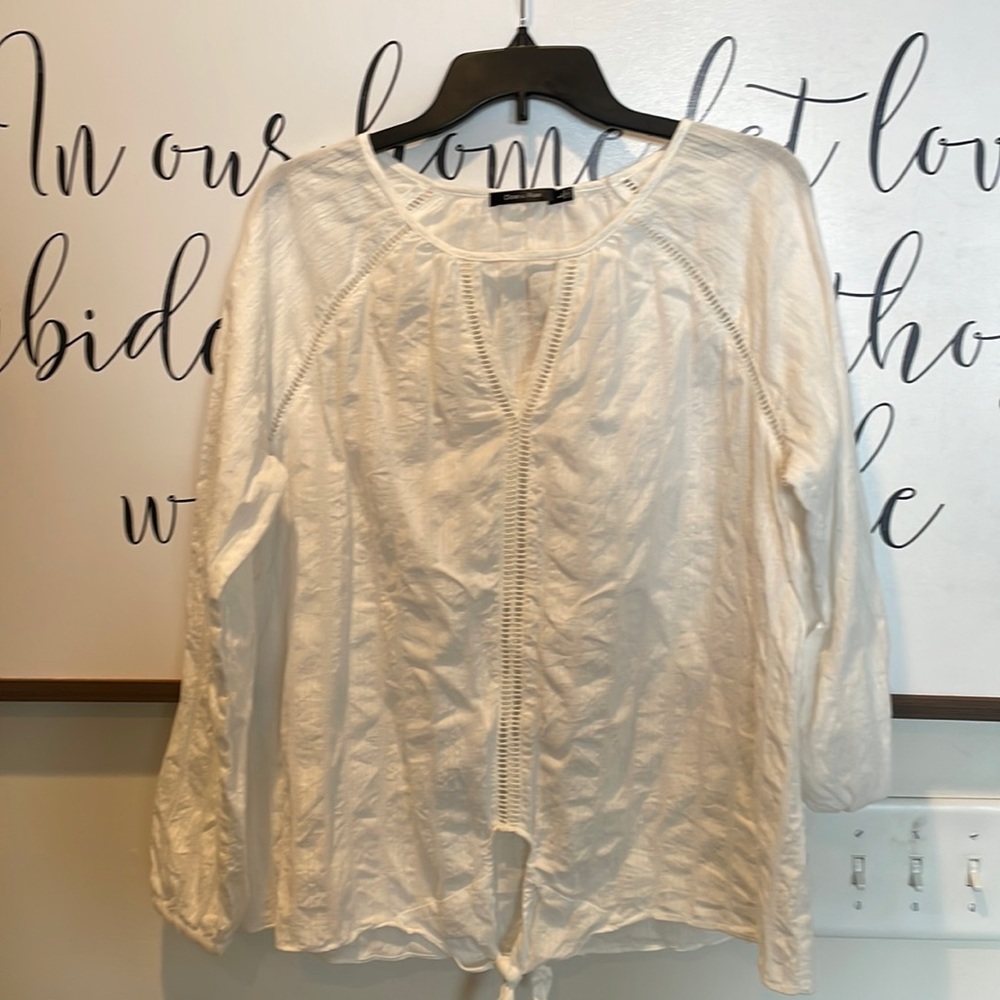 Doe & Rae white blouse top